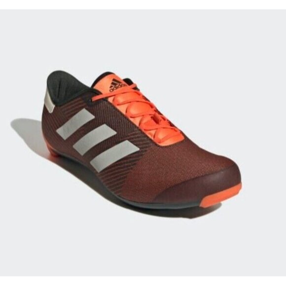 Adidas The Road Cycling Shoes Unisex GY6810 Orange Red White Mens 8 Womens 9 - Picture 2 of 11